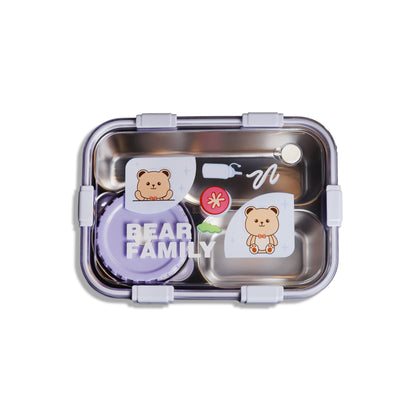 EightHours Warm Tiffin 600ml - Purple