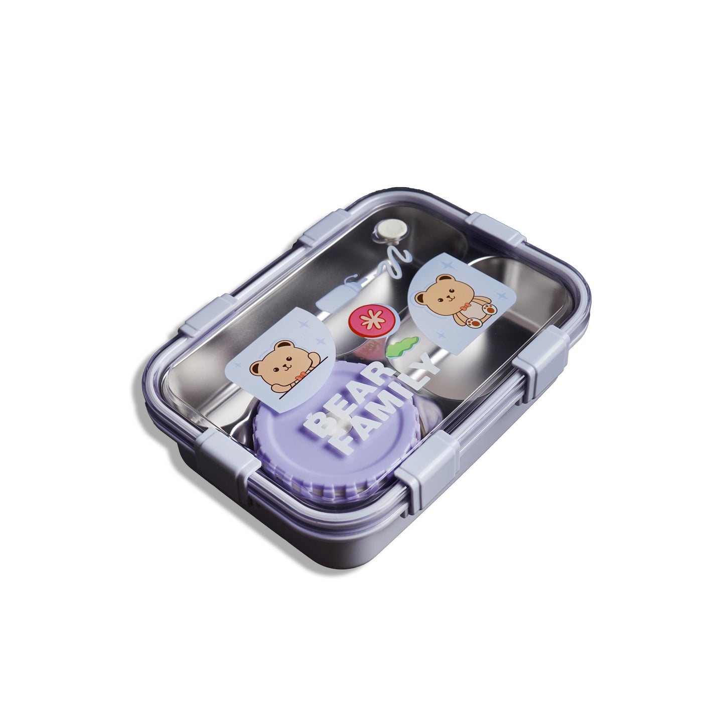 EightHours Warm Tiffin 600ml - Purple