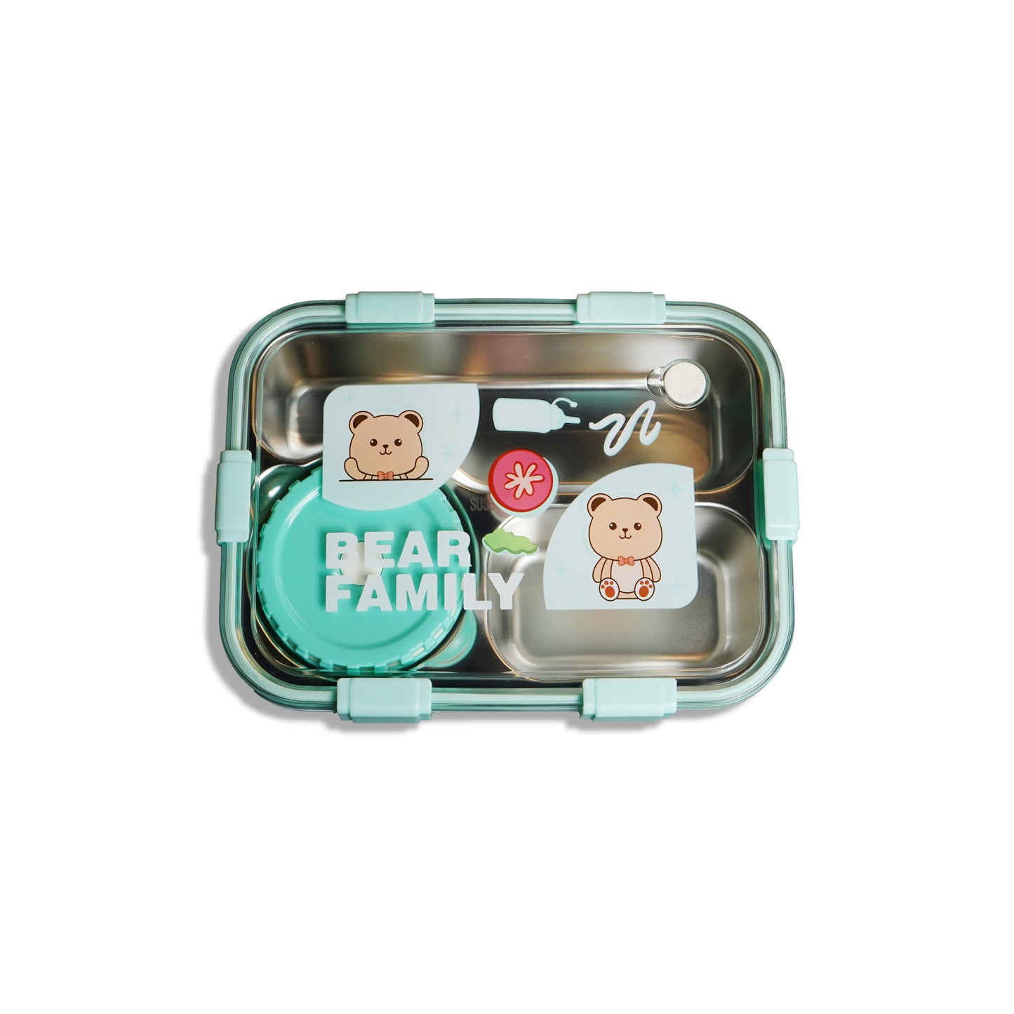 EightHours Warm Tiffin 600ml - Cyan