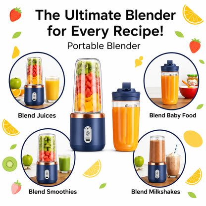 BlendJet Pro Max — 6-Blade Portable Smoothie Blender