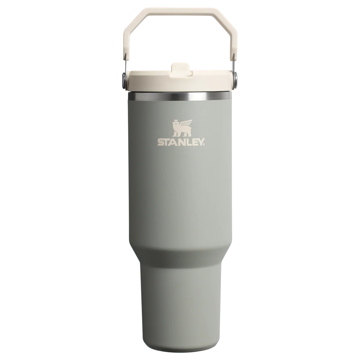 The IceFlow™ Flip Straw Tumbler - 900ml - Sage Grey