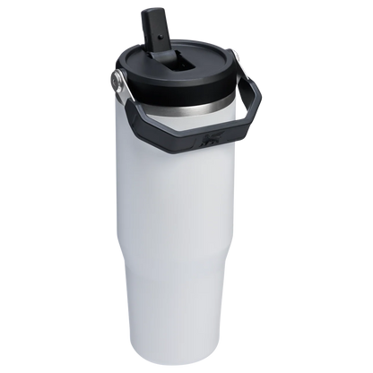 The IceFlow™ Flip Straw Tumbler - 900ml - Chalk