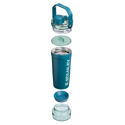The Vitalize™ Shaker Bottle | 600ml - Coastal Teal