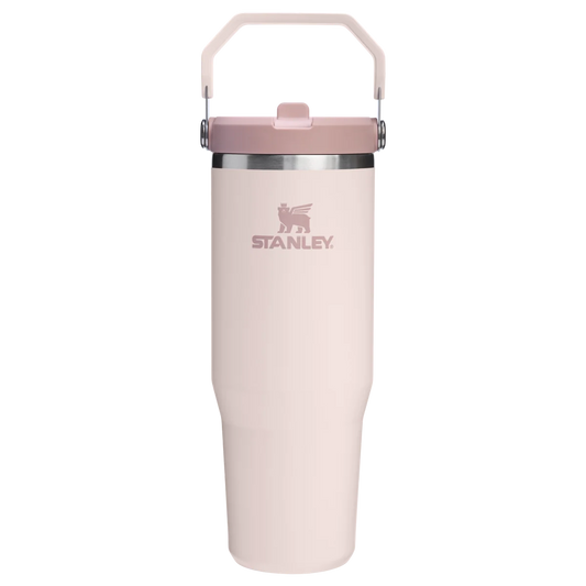 The IceFlow™ Flip Straw Tumbler - 900ml - Rose Quatz