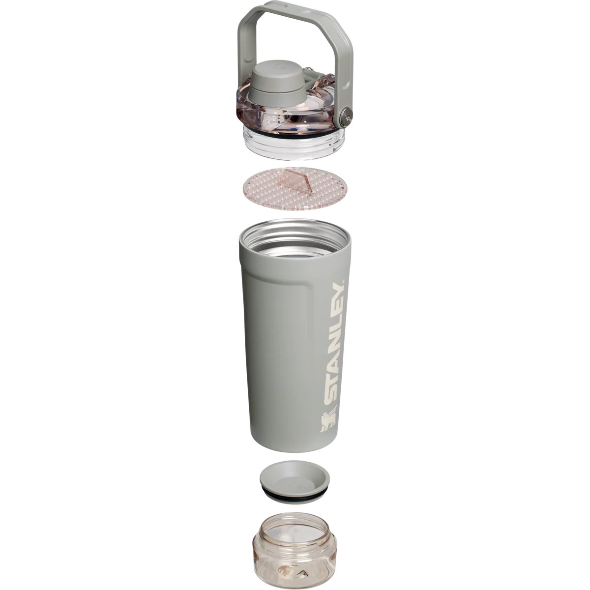 The Vitalize™ Shaker Bottle | 600ml - Sage Grey