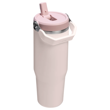 The IceFlow™ Flip Straw Tumbler - 900ml - Rose Quatz