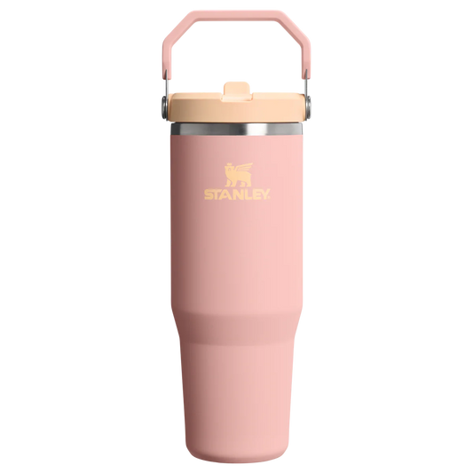 The IceFlow™ Flip Straw Tumbler - 900ml - Peach Rose