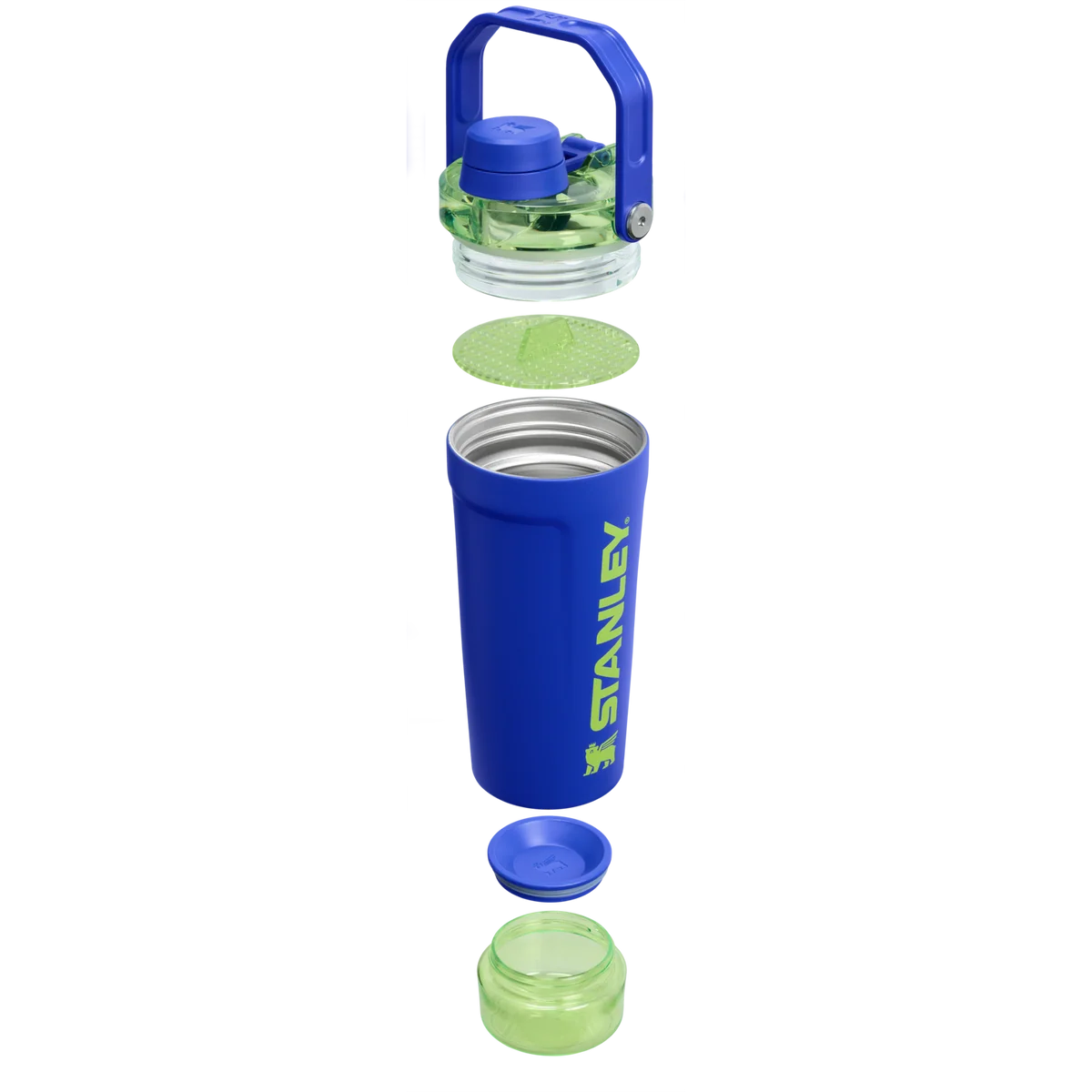The Vitalize™ Shaker Bottle | 600ml - Cobalt Chartreuse