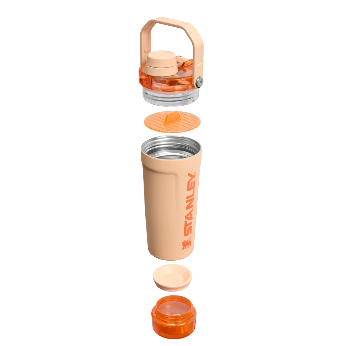 The Vitalize™ Shaker Bottle | 600ml - Orange Sherbet